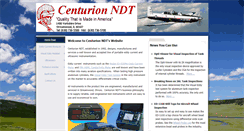 Desktop Screenshot of centurionndt.com