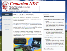 Tablet Screenshot of centurionndt.com